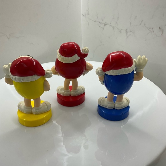 Vtg M&M’s Christmas Bobblehead (set of three) - Picture 3 of 5